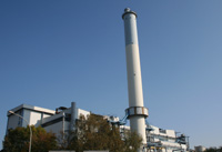 L'usine d'incinération d'Issy-les-Moulineaux, en octobre 2007