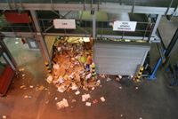 Visite virtuelle du centre de tri de Nanterre - Stockage des déchets triés