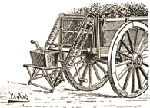 Modèle de tombereau utilisé pour le ramassage des ordures ménagères des Parisiens, dès 1884.