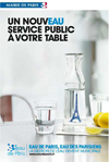Un nouveau service public a votre table - Campagne 2010 - Mairie de Paris Eaux de Paris