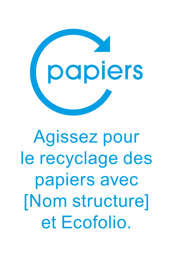 Nouveau logo EcoFolio 2012, agissez pour le recyclage des papiers
