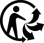 Le picto Triman accompagne les consignes de tri pour permettre un meilleur traitement des dchets et incite au recyclage
